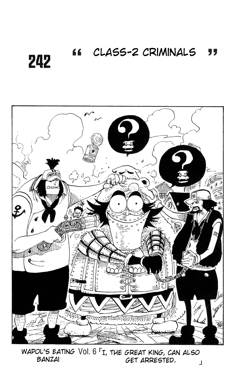 One Piece, Chapter 242 image 01